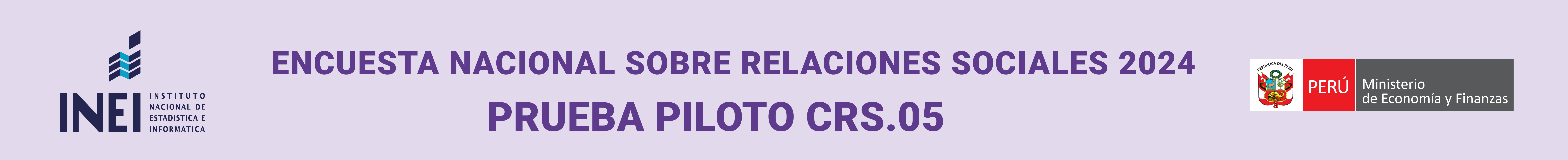 Cabecera de Encuesta Nacional CCRS.05